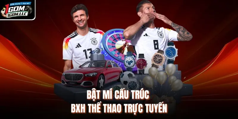 Bật mí cấu trúc BXH thể thao trực tuyến